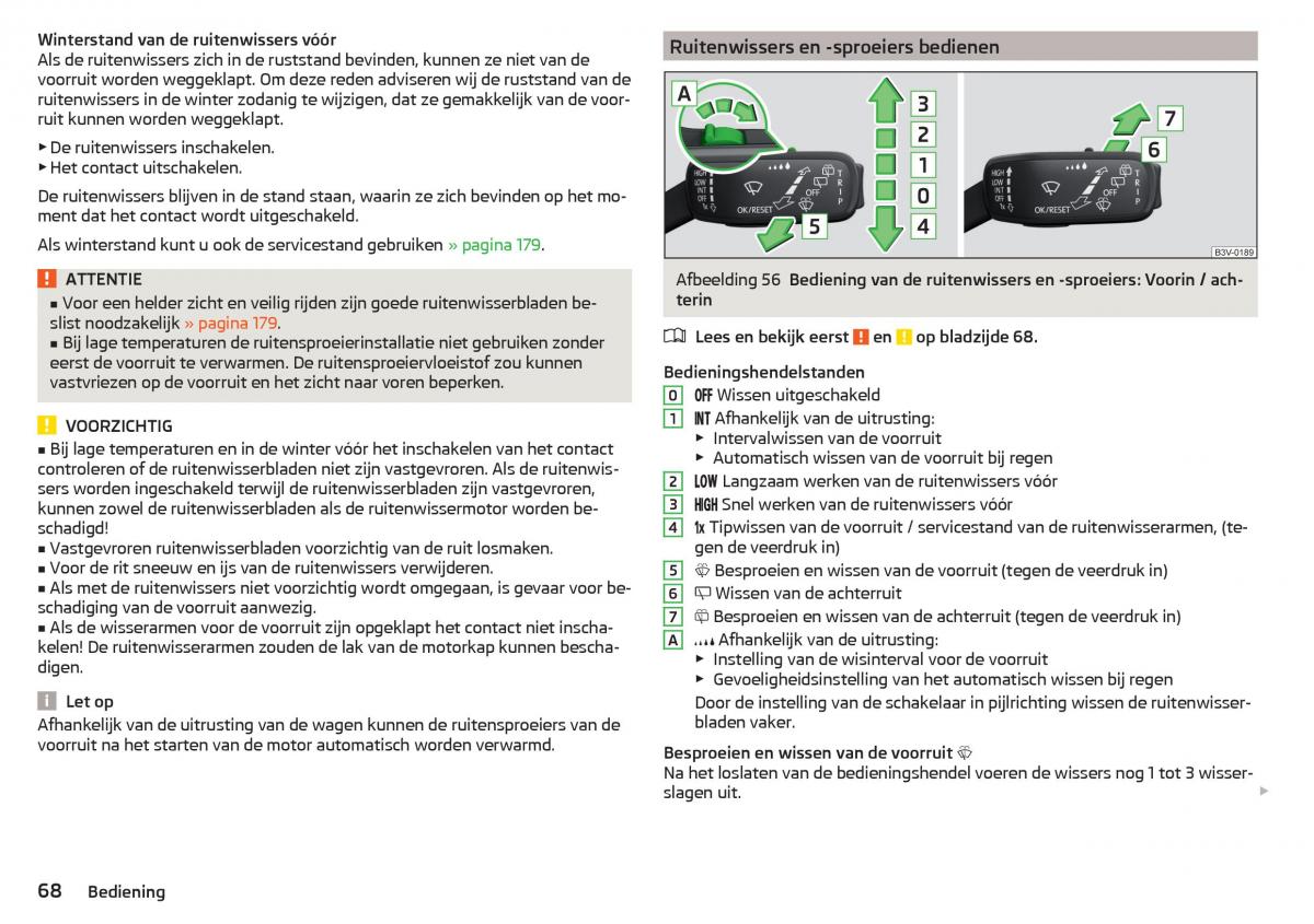 Skoda Rapid handleiding / page 70