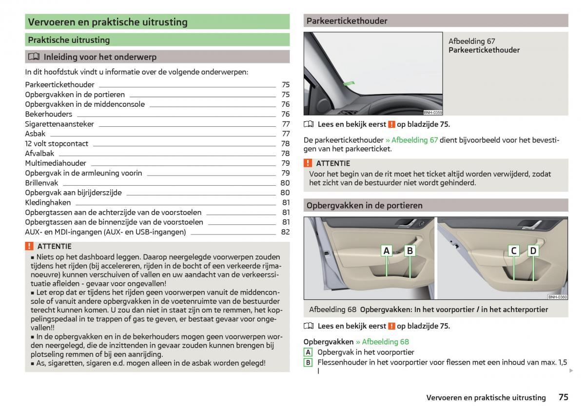 Skoda Rapid handleiding / page 77