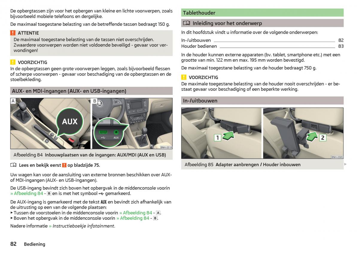 Skoda Rapid handleiding / page 84