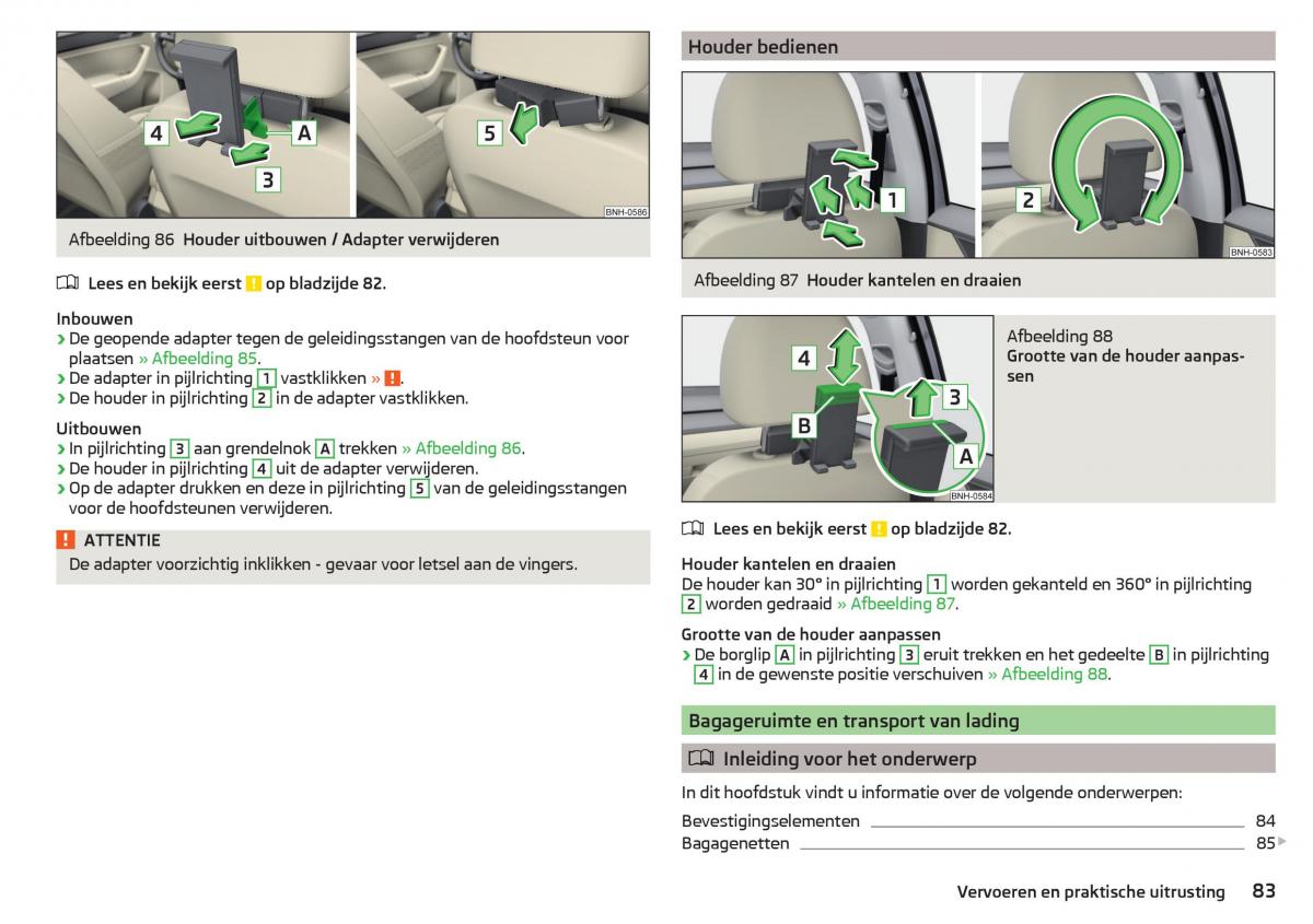 Skoda Rapid handleiding / page 85