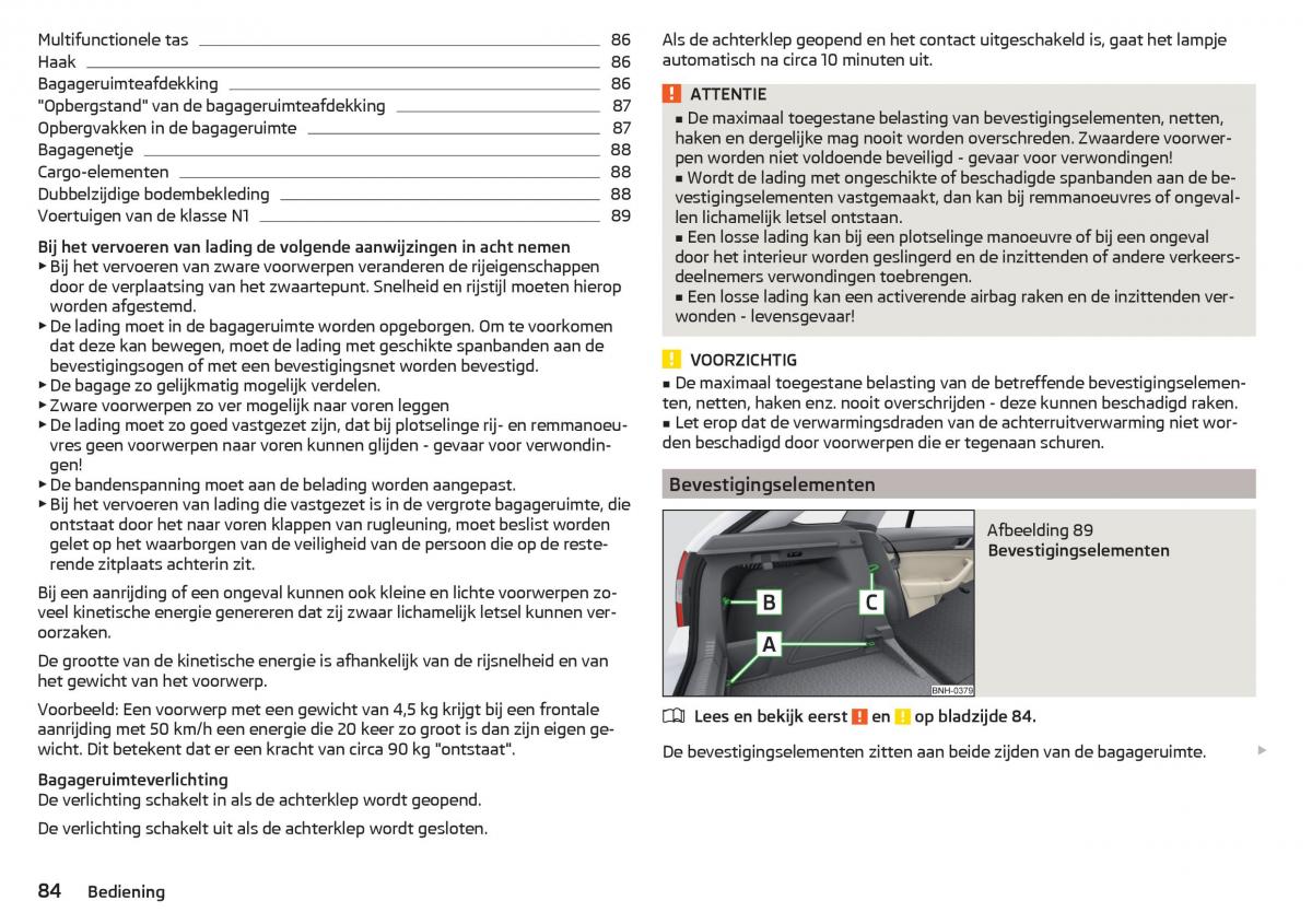 Skoda Rapid handleiding / page 86