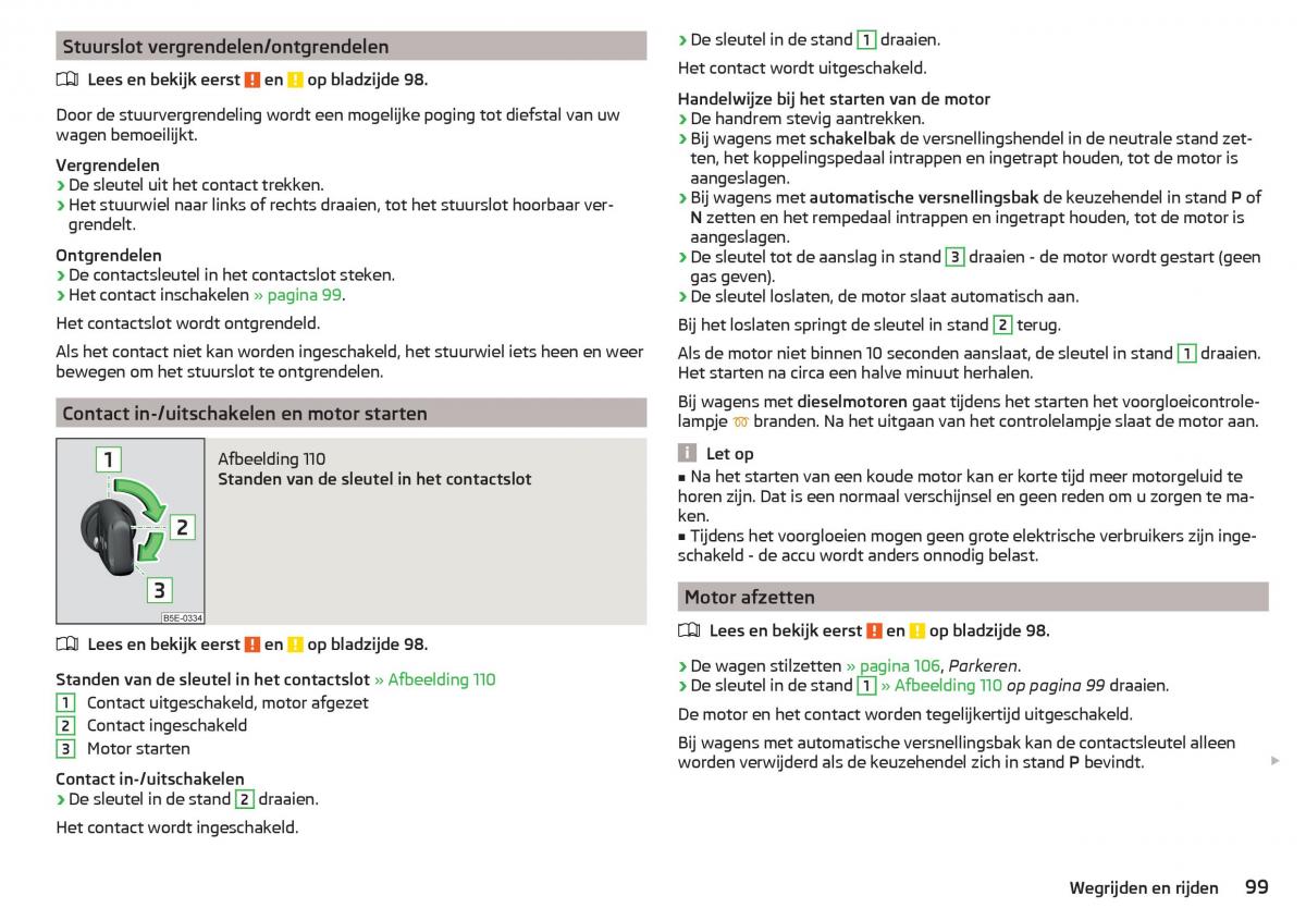 Skoda Rapid handleiding / page 101