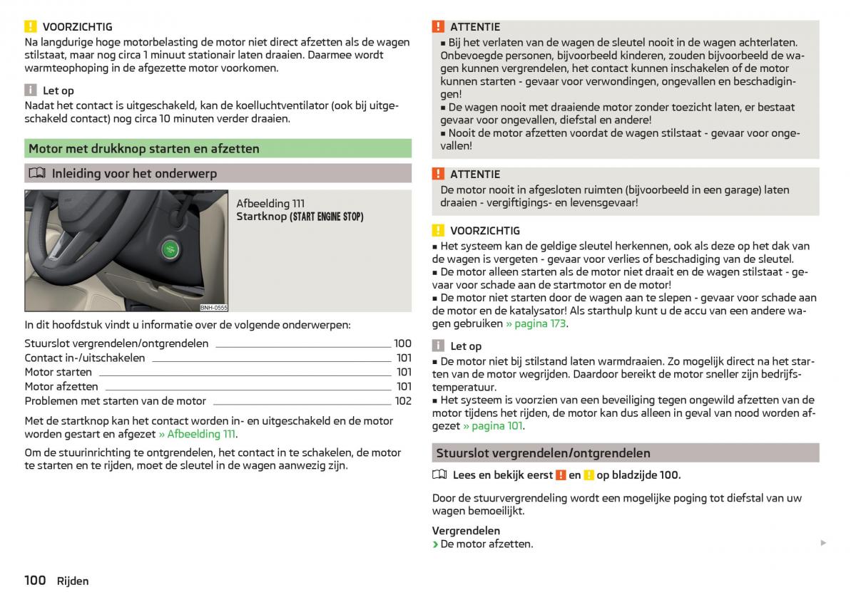 Skoda Rapid handleiding / page 102