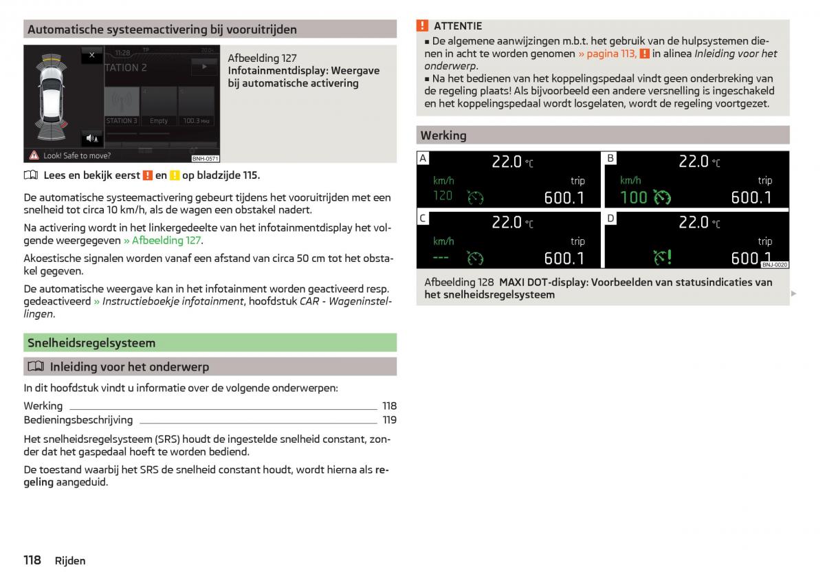 Skoda Rapid handleiding / page 120