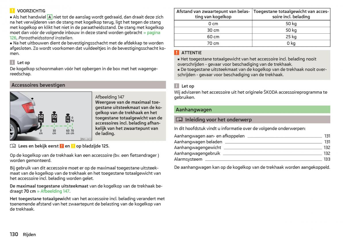 Skoda Rapid handleiding / page 132