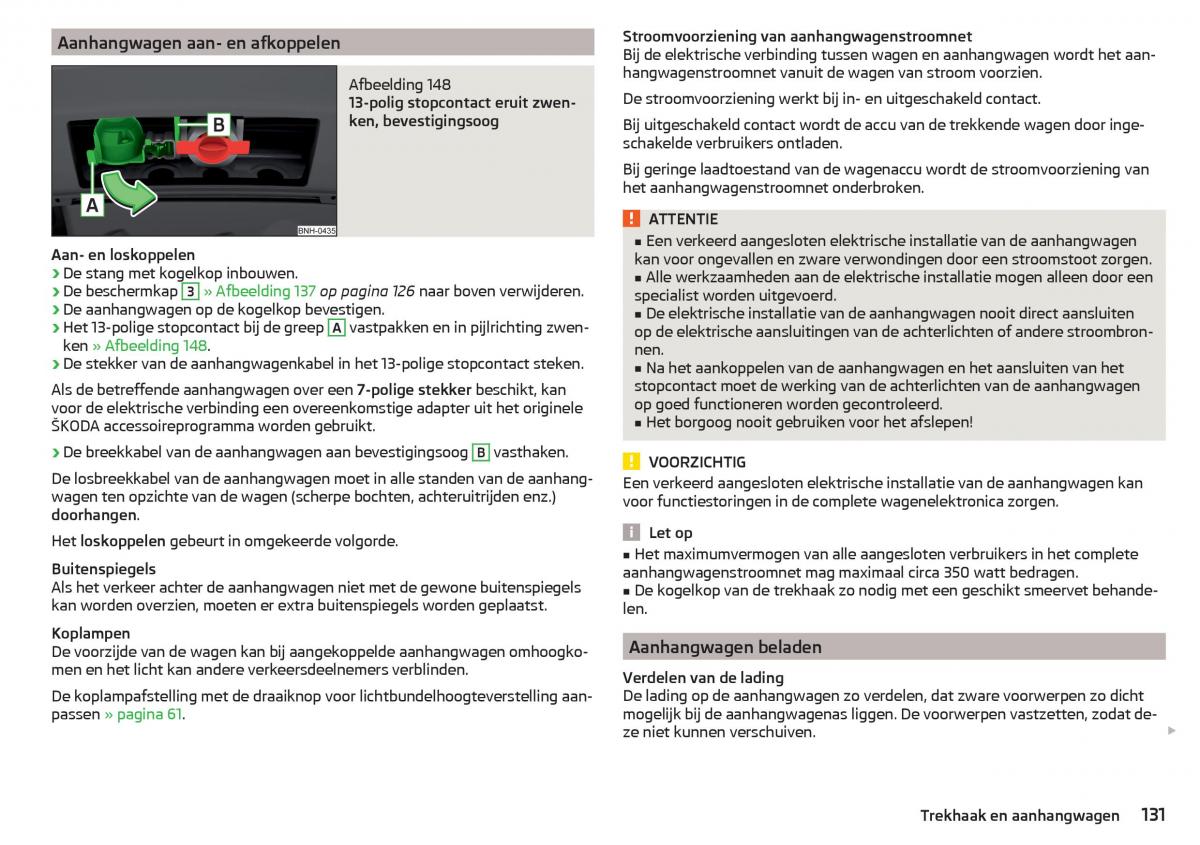 Skoda Rapid handleiding / page 133