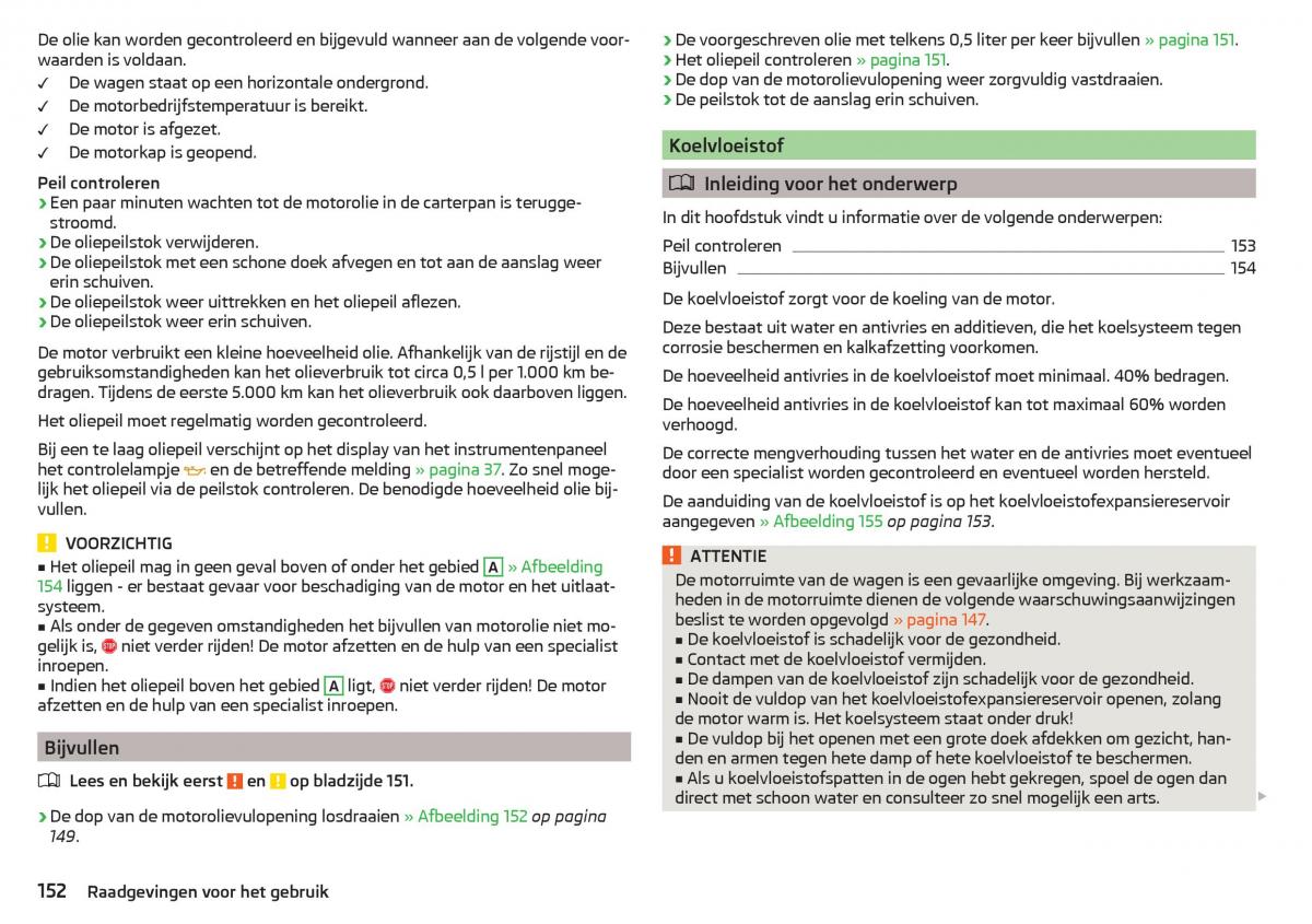 Skoda Rapid handleiding / page 154