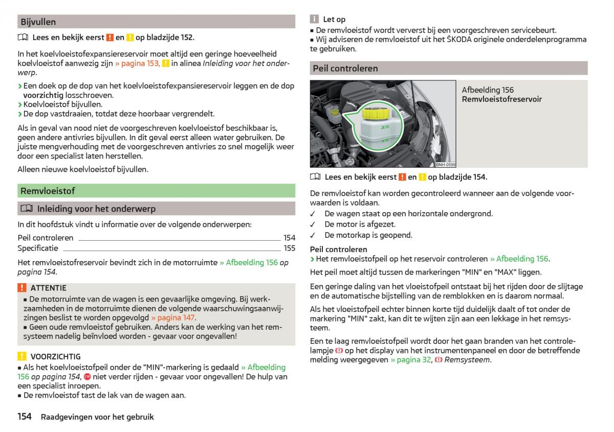 Skoda Rapid handleiding / page 156