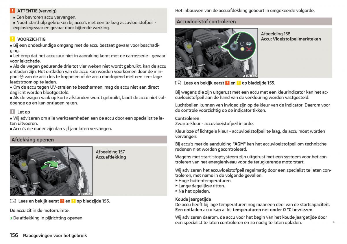 Skoda Rapid handleiding / page 158