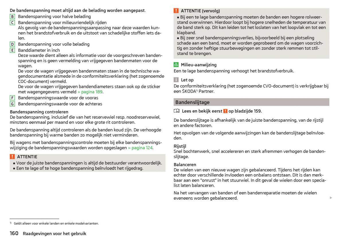 Skoda Rapid handleiding / page 162