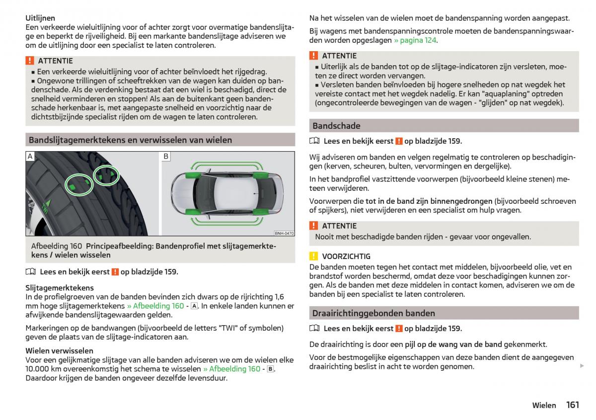 Skoda Rapid handleiding / page 163