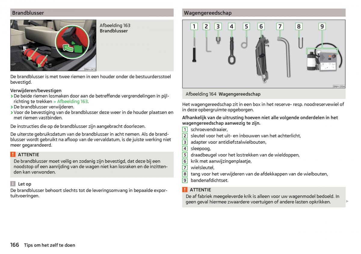 Skoda Rapid handleiding / page 168