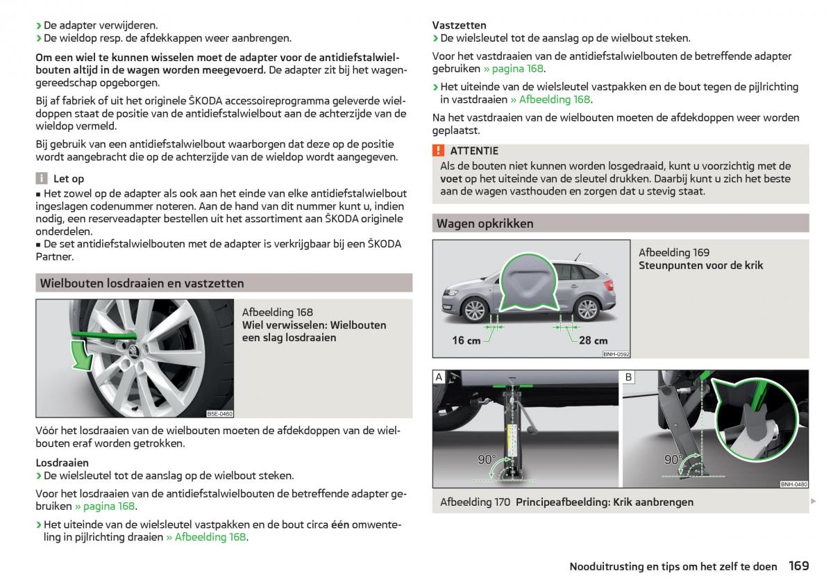 Skoda Rapid handleiding / page 171