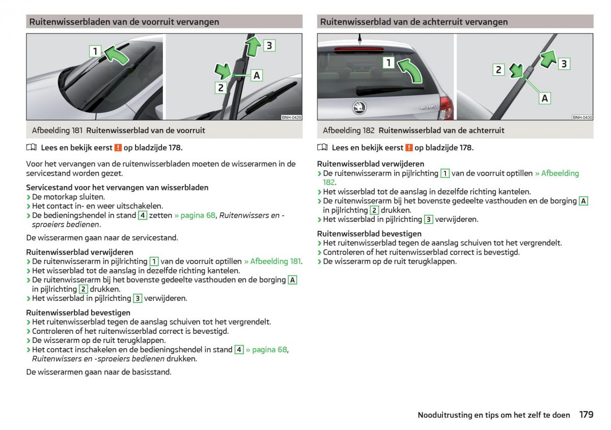 Skoda Rapid handleiding / page 181