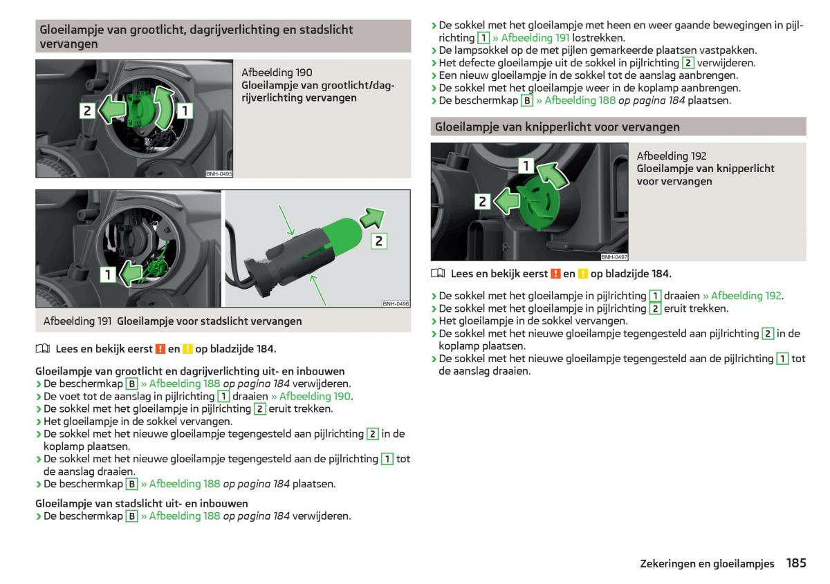 Skoda Rapid handleiding / page 187