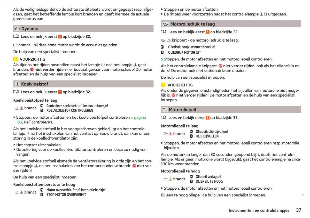 Skoda Rapid handleiding / page 39