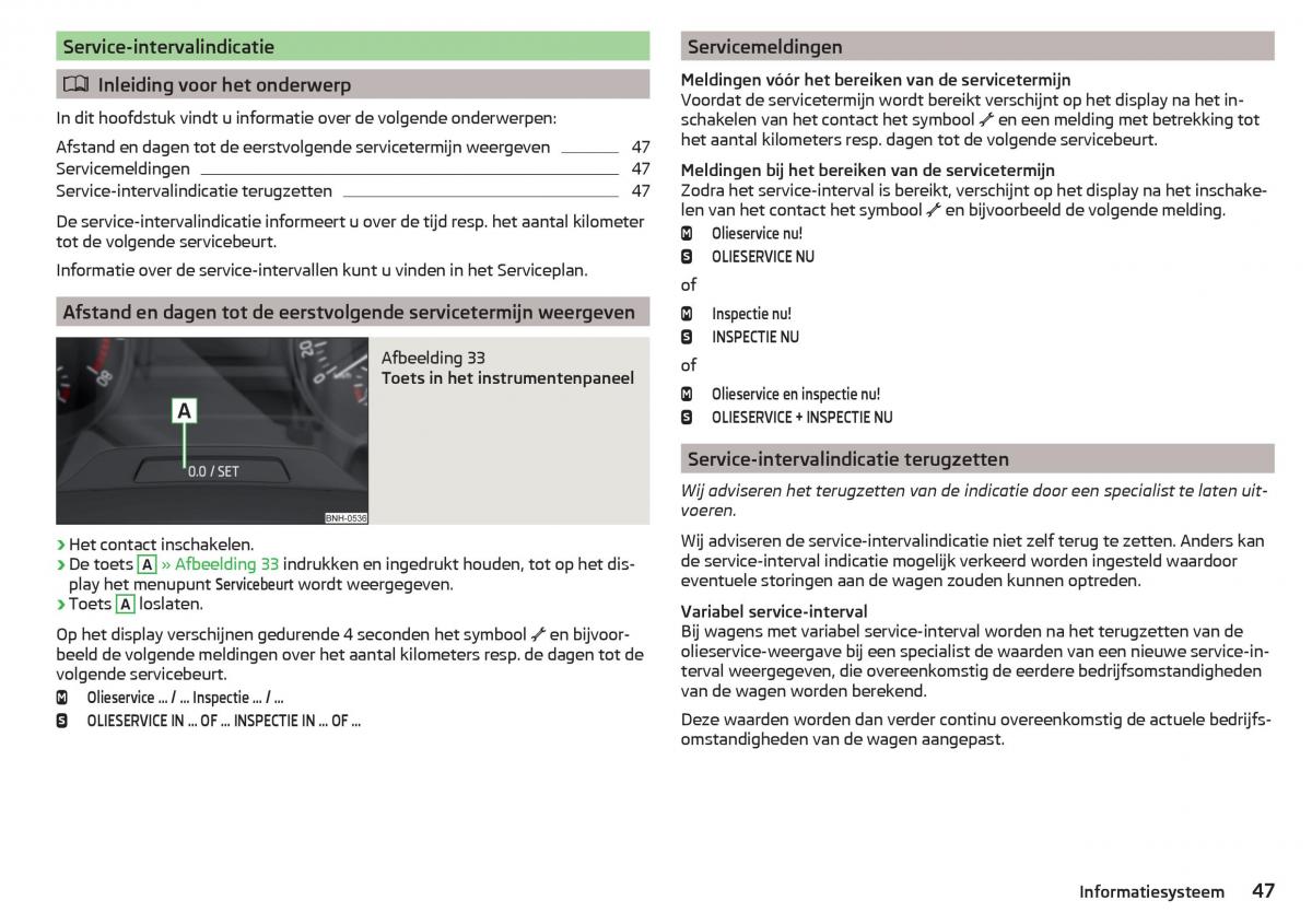 Skoda Rapid handleiding / page 49