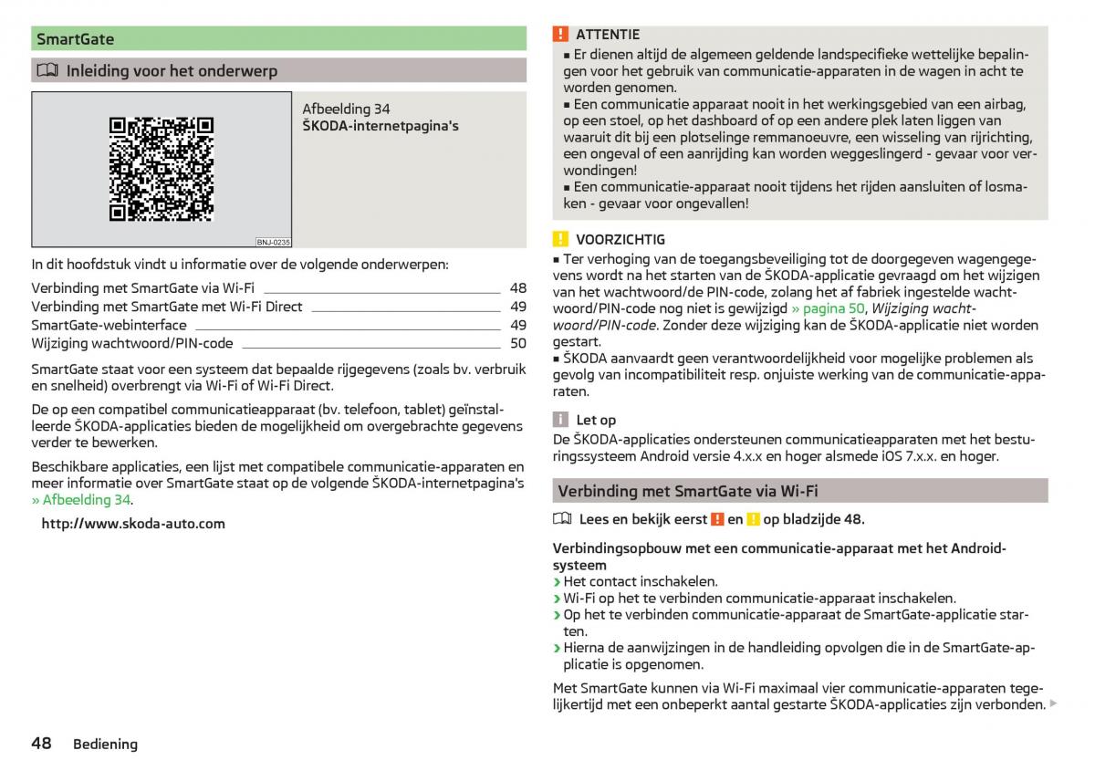 Skoda Rapid handleiding / page 50