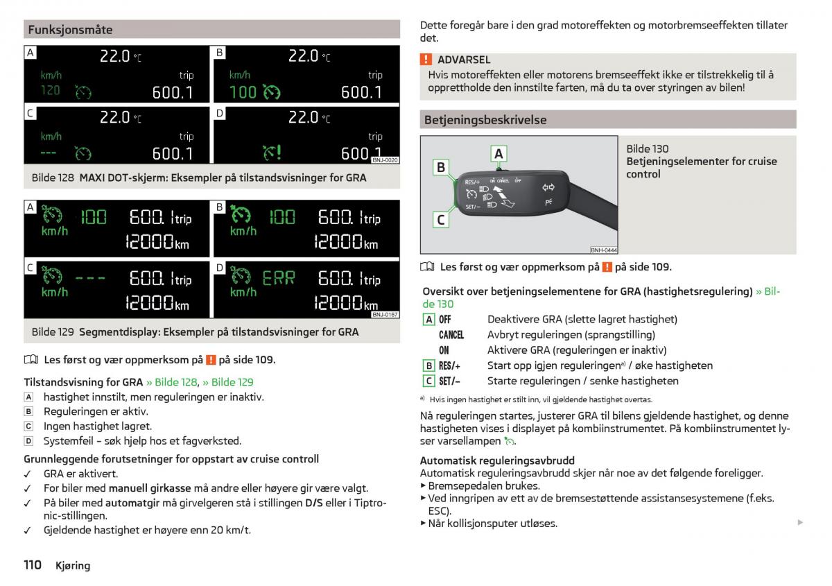 Skoda Rapid bruksanvisningen / page 112