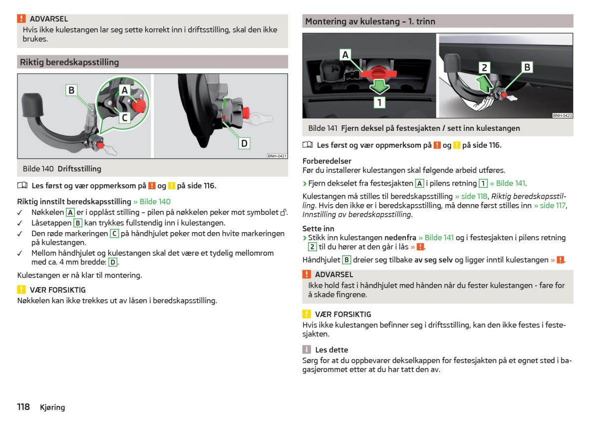 Skoda Rapid bruksanvisningen / page 120