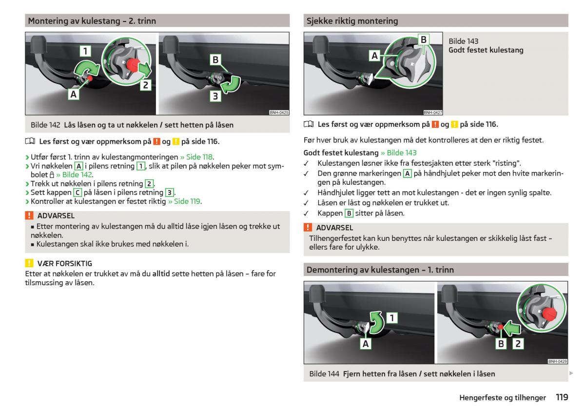 Skoda Rapid bruksanvisningen / page 121