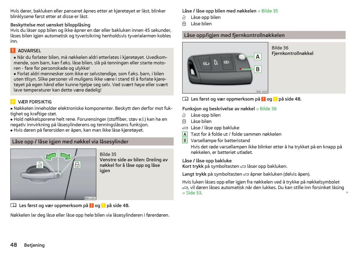 Skoda Rapid bruksanvisningen / page 50