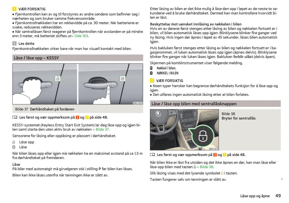 Skoda Rapid bruksanvisningen / page 51