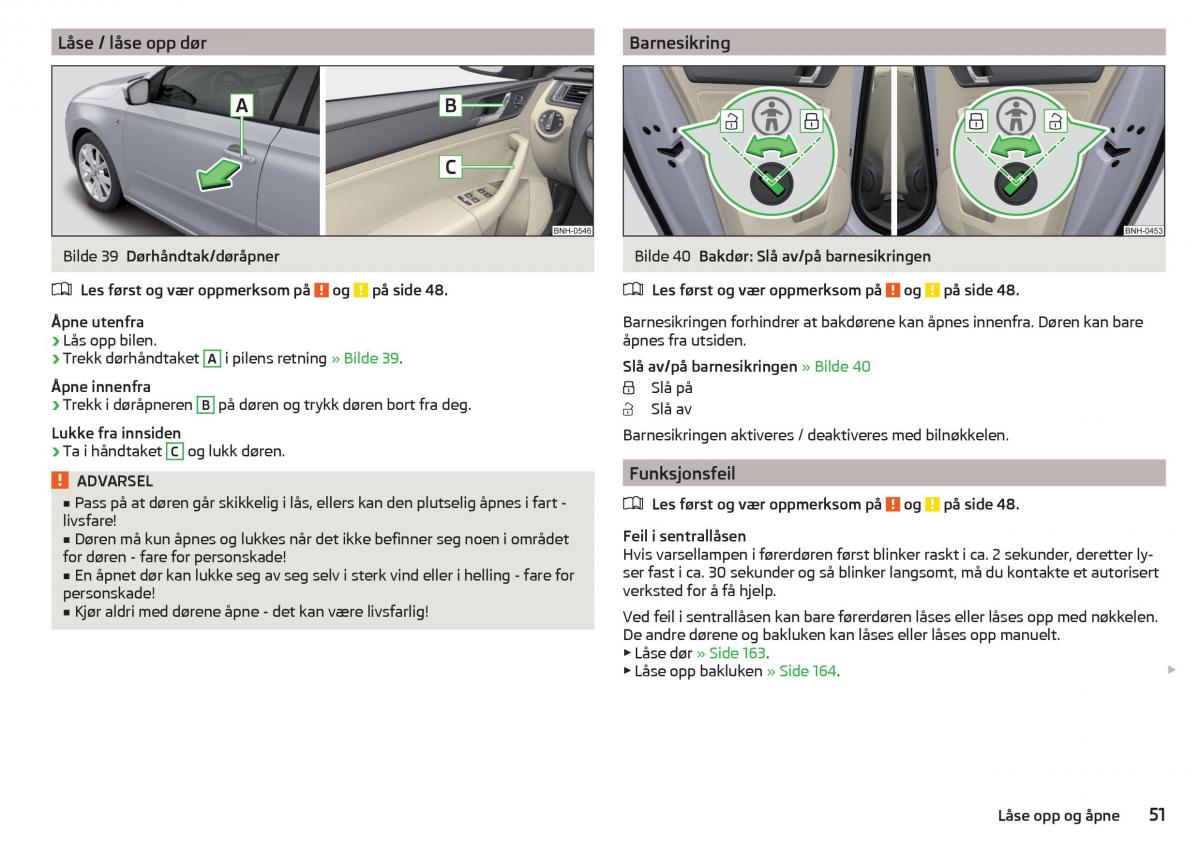 Skoda Rapid bruksanvisningen / page 53