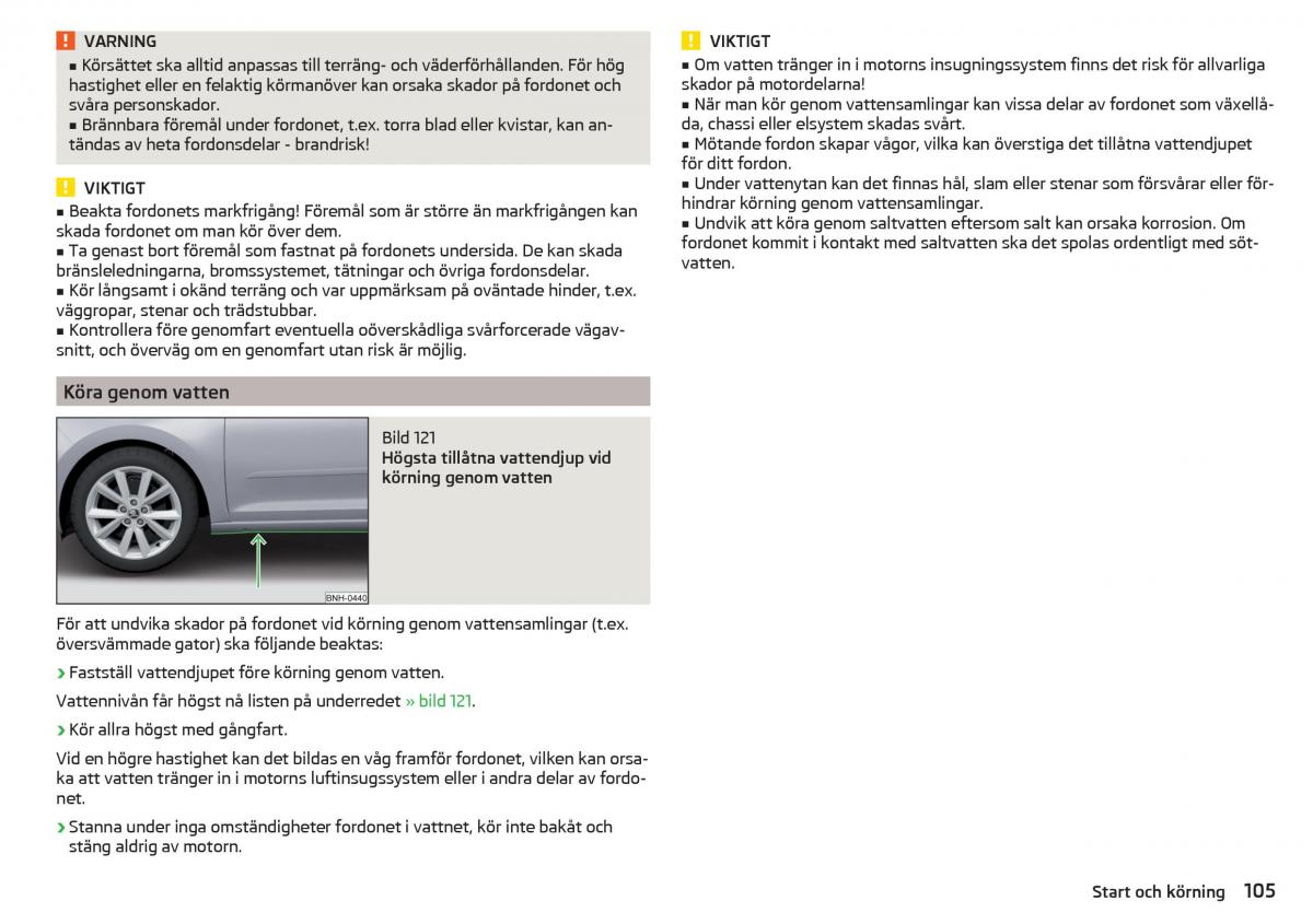 Skoda Rapid instruktionsbok / page 107