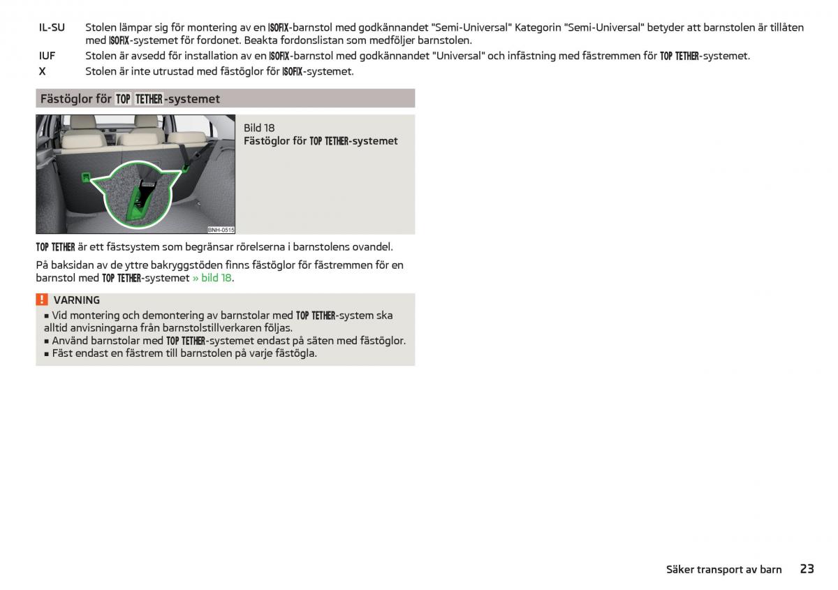 Skoda Rapid instruktionsbok / page 25