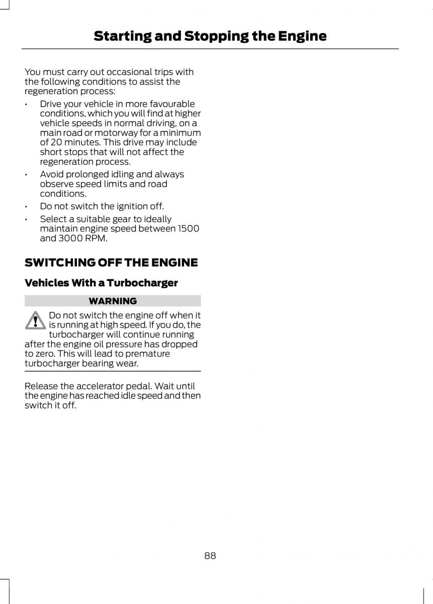 Ford B Max owners manual / page 90