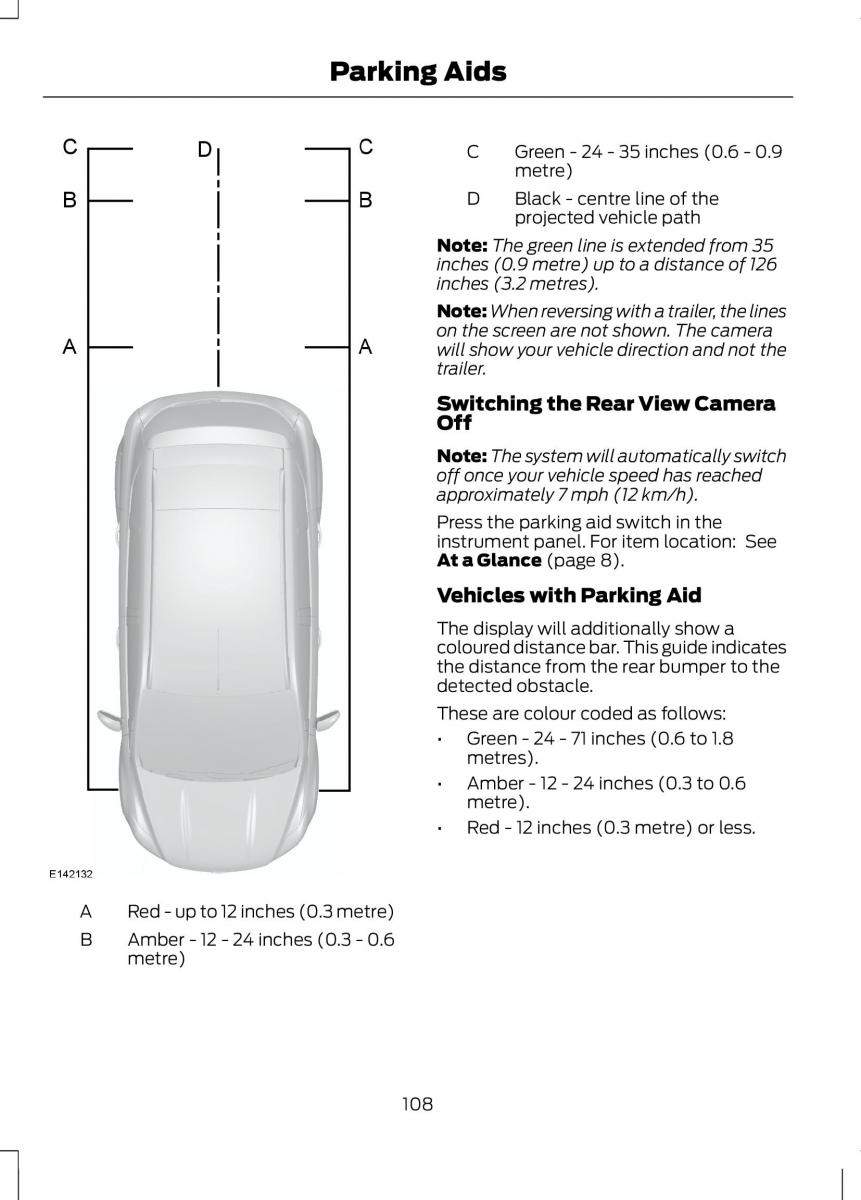 Ford B Max owners manual / page 110