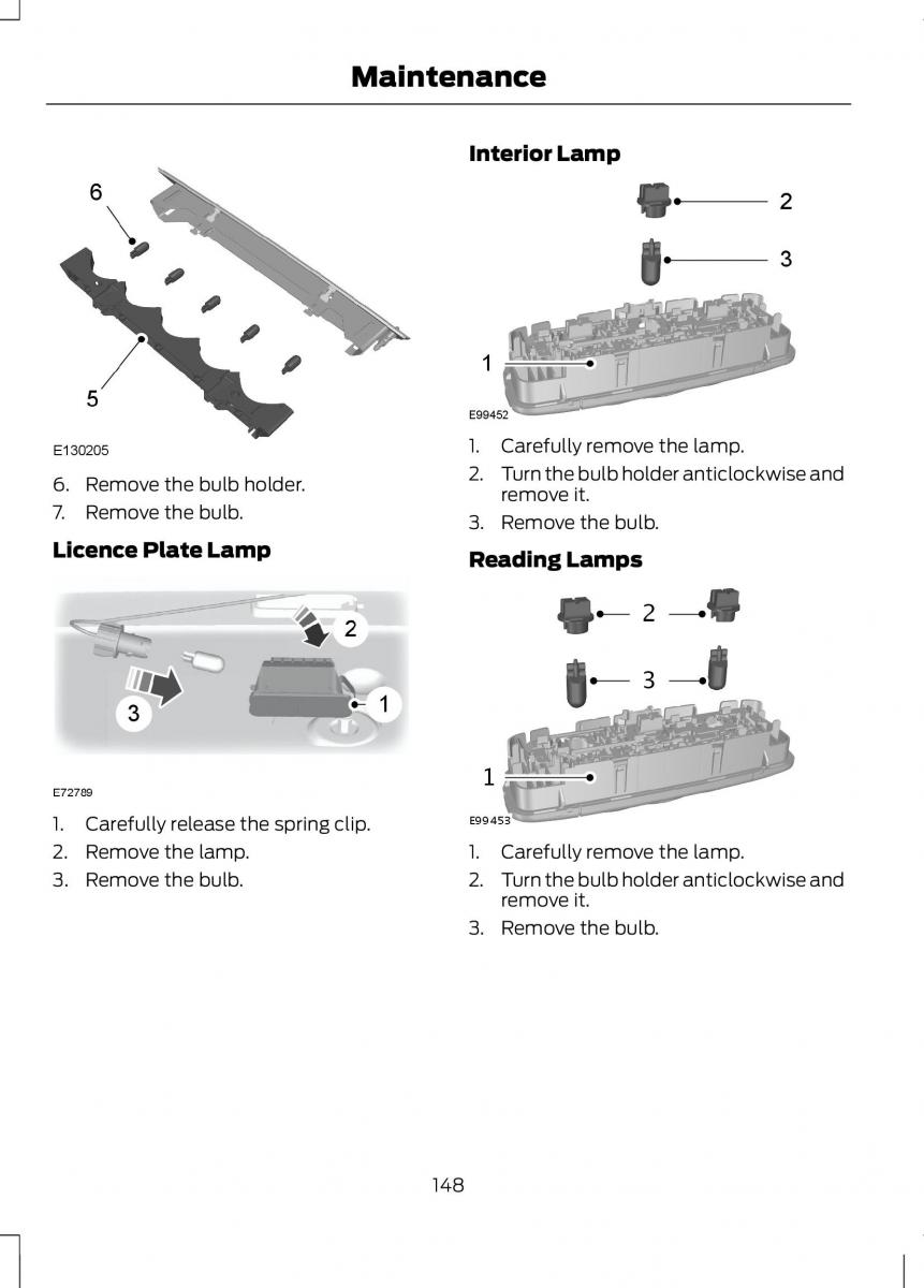 Ford B Max owners manual / page 150