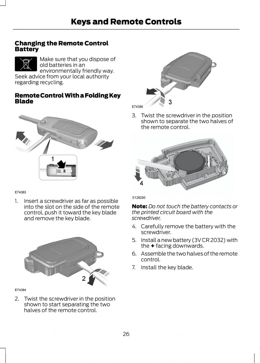 Ford B Max owners manual / page 28