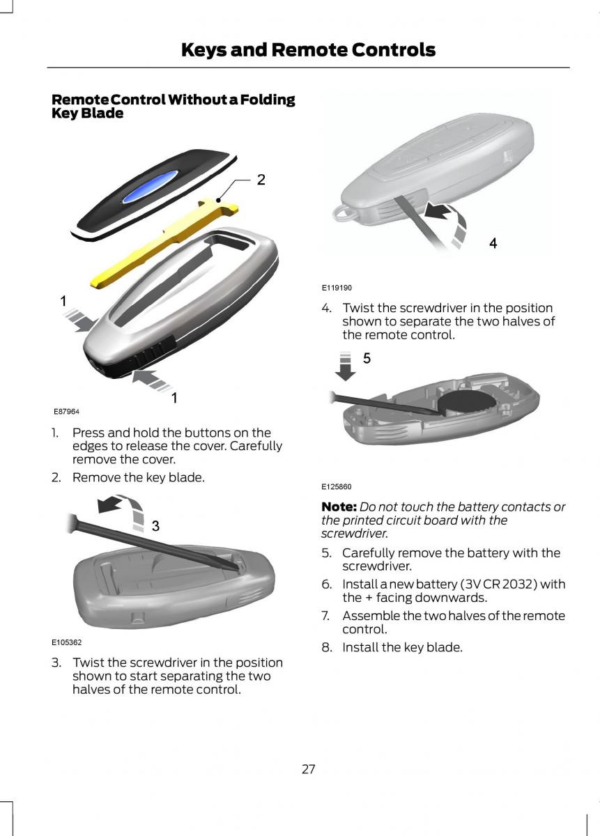 Ford B Max owners manual / page 29