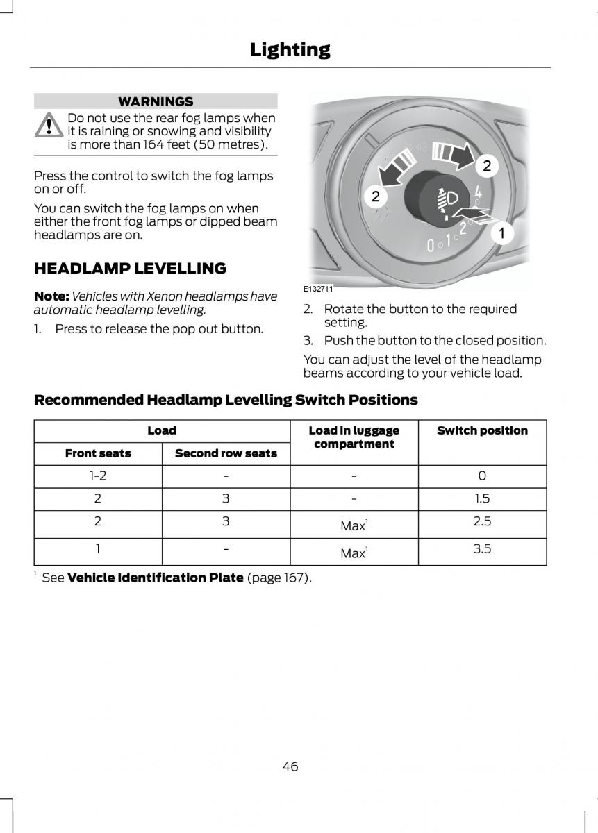 Ford B Max owners manual / page 48