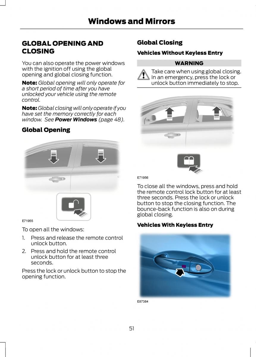 Ford B Max owners manual / page 53