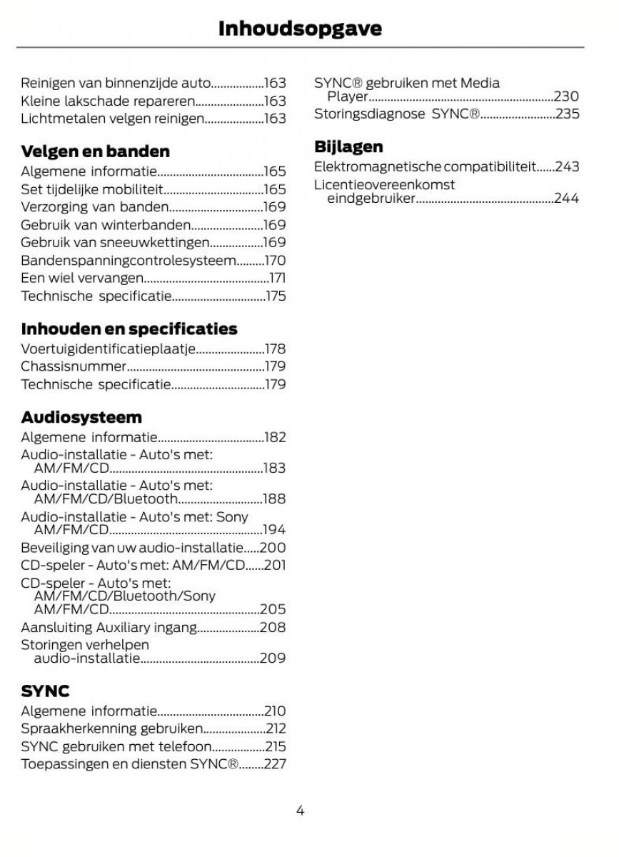 Ford B Max handleiding / page 7