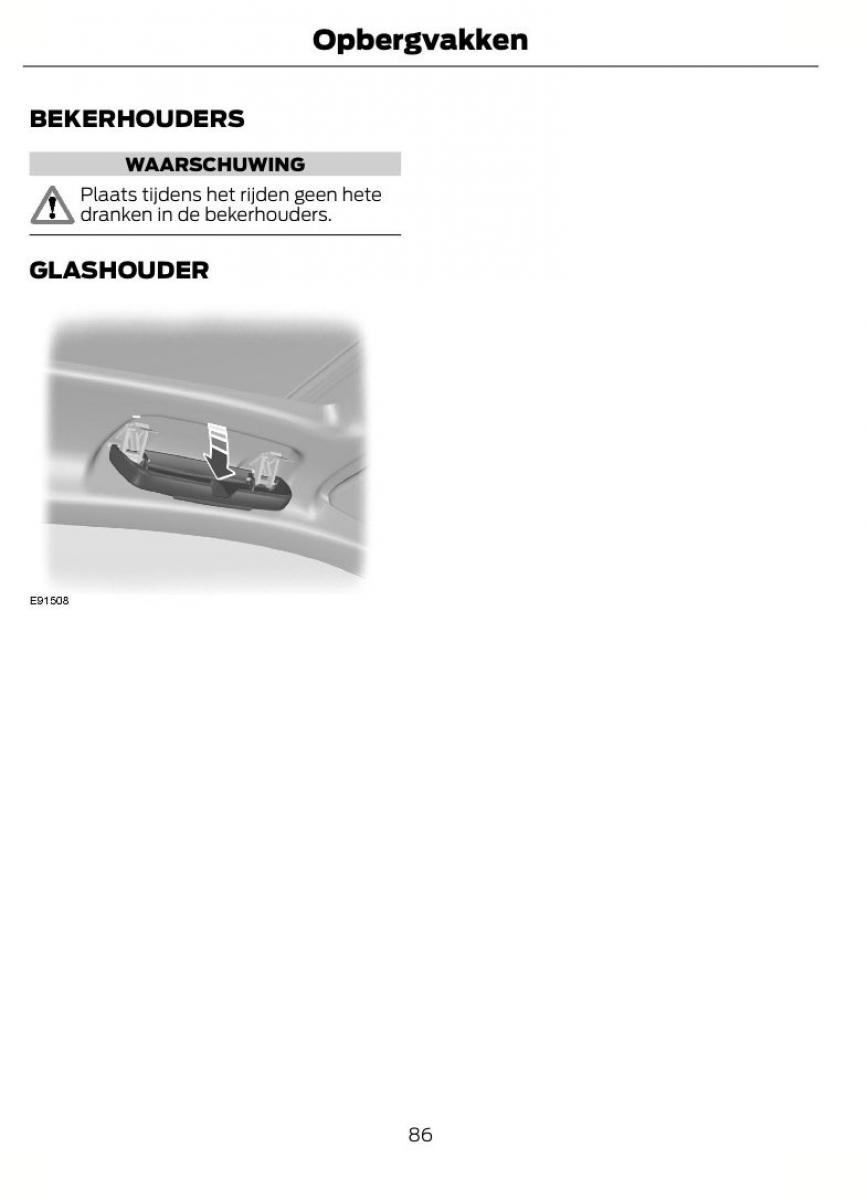 Ford B Max handleiding / page 89