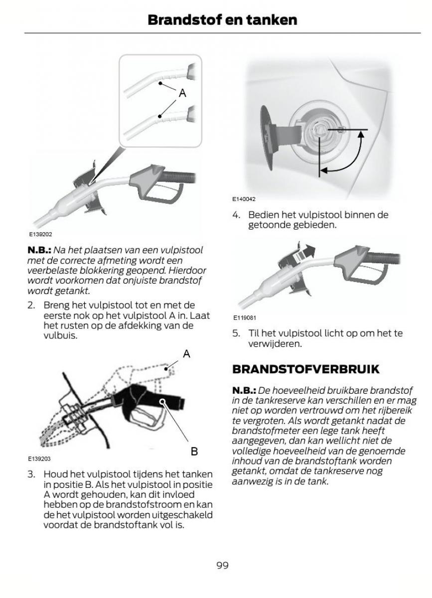 Ford B Max handleiding / page 102