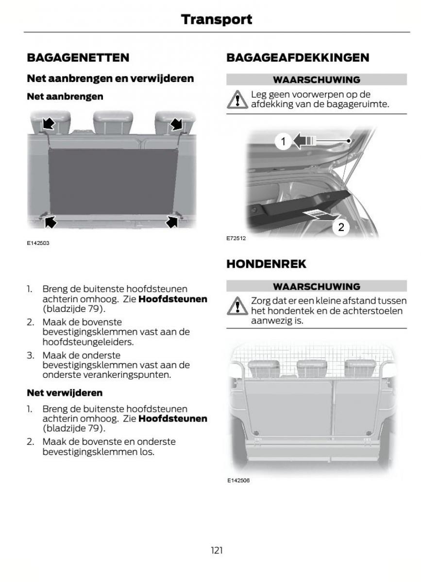 Ford B Max handleiding / page 124