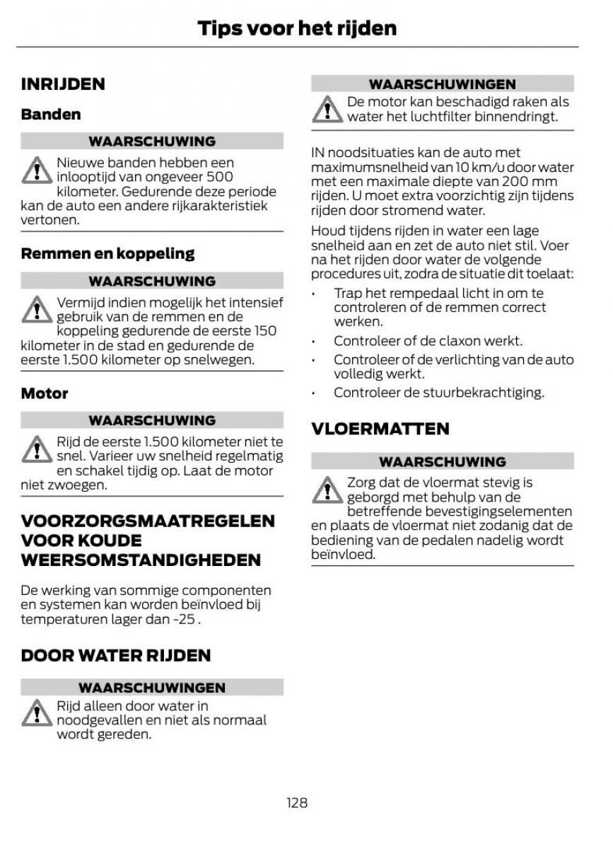 Ford B Max handleiding / page 131