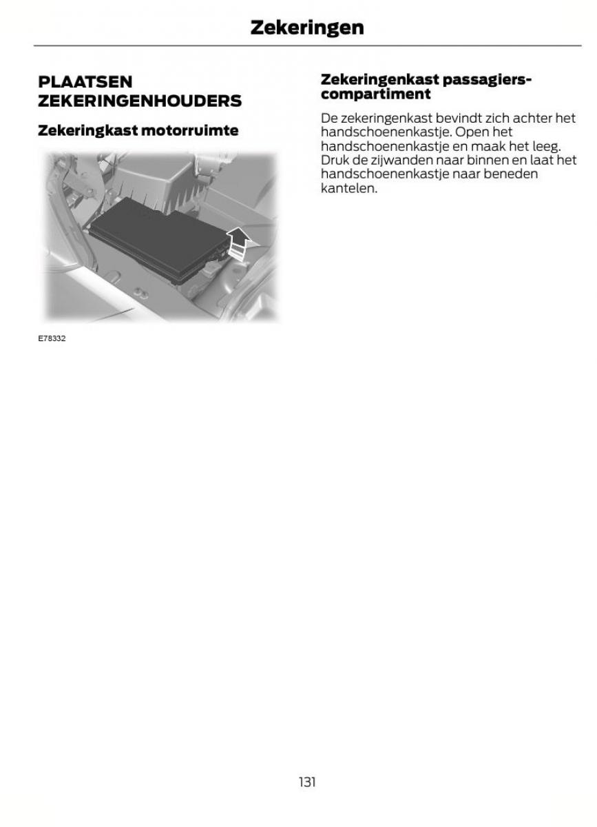 Ford B Max handleiding / page 134