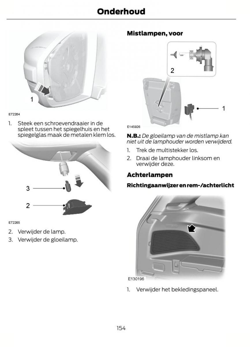 Ford B Max handleiding / page 157