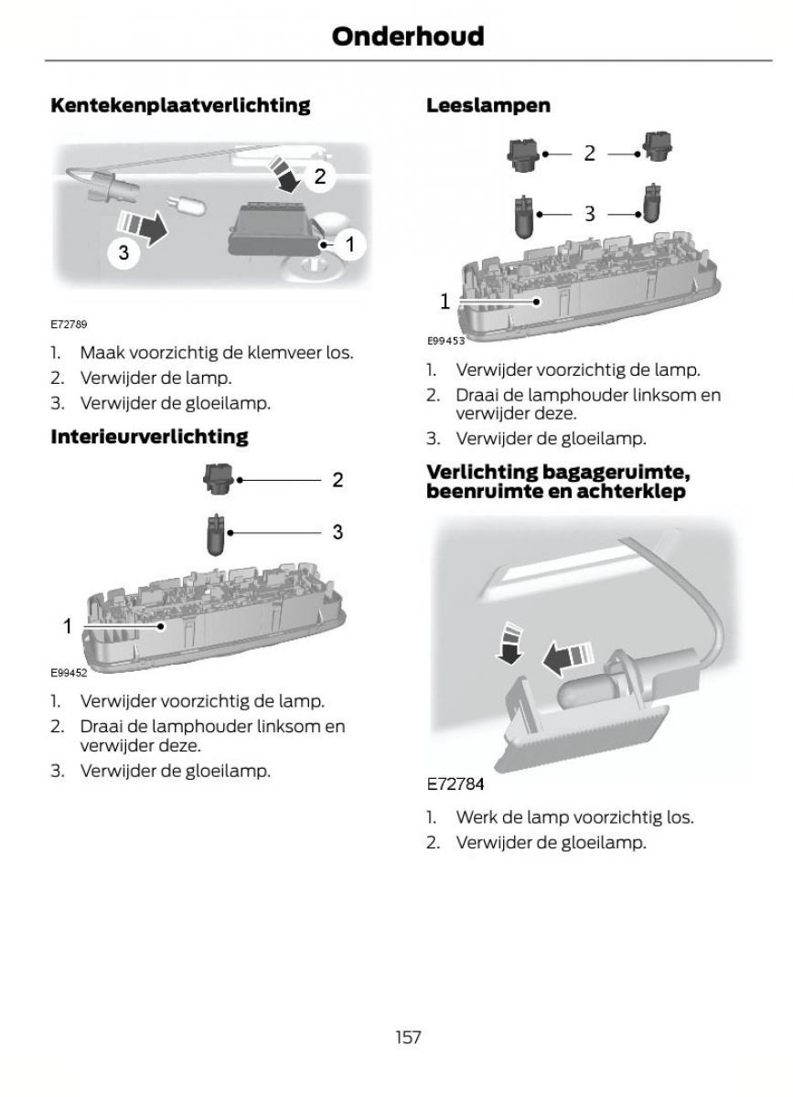 Ford B Max handleiding / page 160