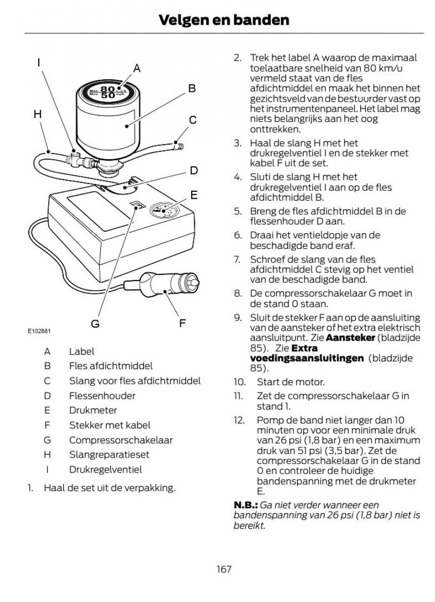 Ford B Max handleiding / page 170