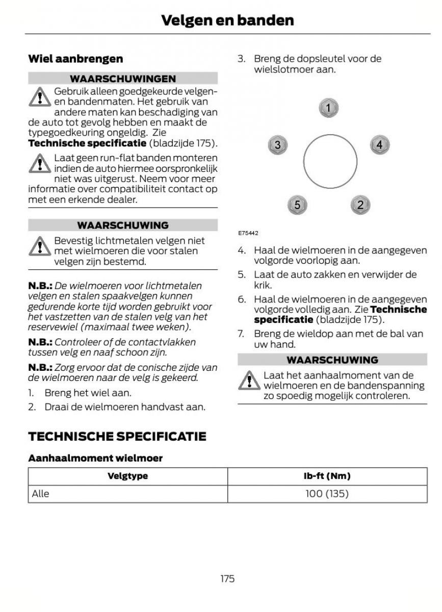 Ford B Max handleiding / page 178