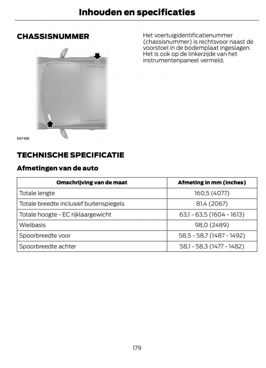 Ford B Max handleiding / page 182