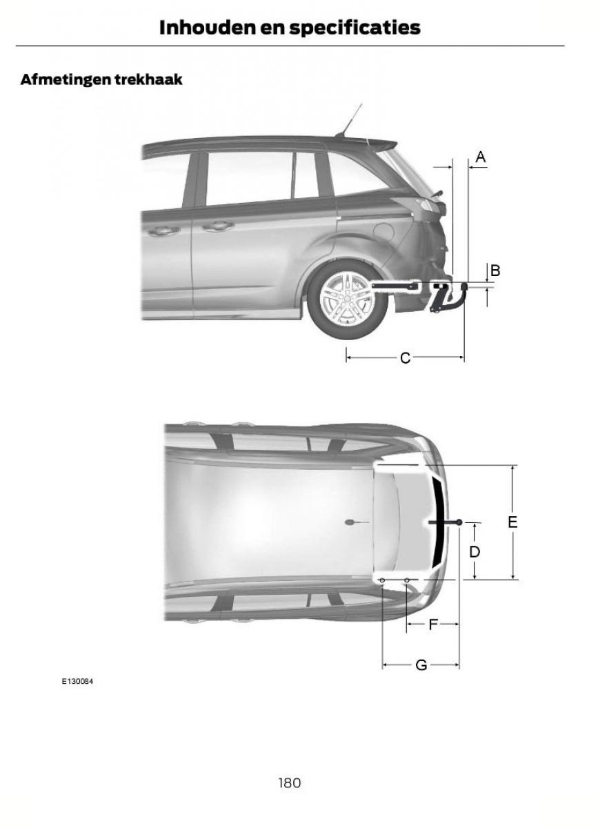 Ford B Max handleiding / page 183