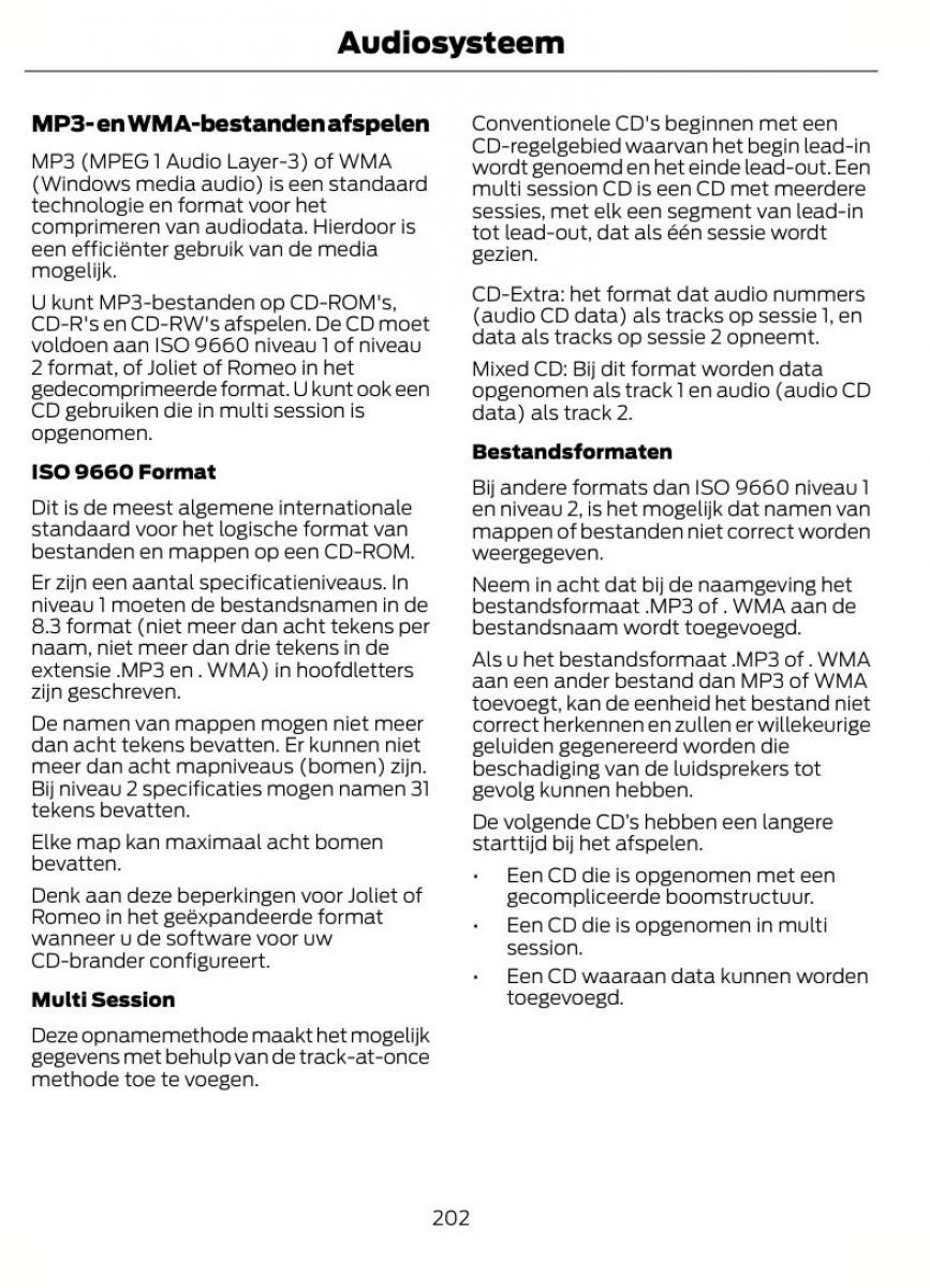 Ford B Max handleiding / page 205